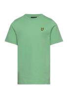 Plain T-Shirt Tops T-shirts Short-sleeved Green Lyle & Scott