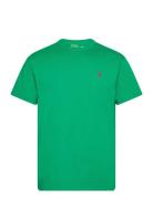 Heavyweight Jersey-Ssl-Tsh Tops T-shirts Short-sleeved Green Polo Ralp...