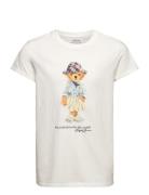 Polo Bear Cotton Jersey Tee Tops T-shirts Short-sleeved White Ralph La...