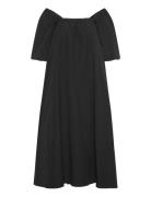 Pampagz Off Shoulder Dress Knelang Kjole Black Gestuz