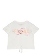 Printed Message T-Shirt Tops T-shirts Short-sleeved White Mango