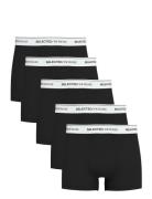 Slhliam 5-Pack Trunk Boksershorts Black Selected Homme