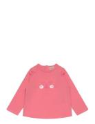 Sweatshirt Ls Tops T-shirts Long-sleeved T-shirts Pink Minymo