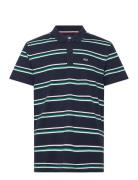 Tjm Reg Essential Stripe Polo Tops Polos Short-sleeved Navy Tommy Jean...