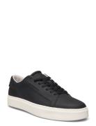 Low Top Lace Up Lth Lave Sneakers Black Calvin Klein