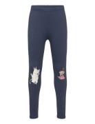 Leggings Moomin Kneefocus Bottoms Leggings Blue Lindex