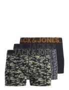 Jacdanny Trunks 3 Pack Sn Boksershorts Khaki Green Jack & J S