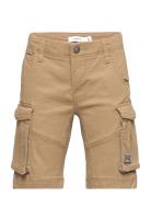 Nkmryan Reg Twi L Shorts 6776-Ba Noos Bottoms Shorts Brown Name It