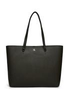 Crosshatch Leather-Karly-Tte-Lrg Shopper Veske Black Lauren Ralph Laur...