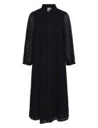 Yasjosanne 7/8 Midi Dress S. Noos Knelang Kjole Black YAS