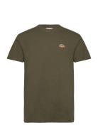 Loose T-Shirt Tops T-shirts Short-sleeved Khaki Green Revolution