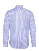 100/2 Strch Oxford-Cubdppcs Tops Shirts Casual Blue Polo Ralph Lauren