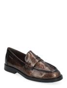 Women Slip-On Mokasiner Lave Sko Brown Tamaris