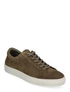 Biaajay 2.0 Oily Suede Lave Sneakers Khaki Green Bianco