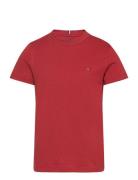 Essential Cotton Tee S/S Tops T-shirts Short-sleeved Red Tommy Hilfige...