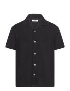 Paradise Tops Shirts Short-sleeved Black Reiss