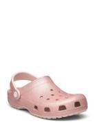 Classic Glitter Clog Slippers Tøfler Pink Crocs