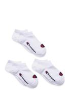 3Pk Sneaker Socks Sokker Strømper White Champion