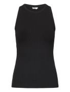 Amal-M Tops T-shirts & Tops Sleeveless Black MbyM