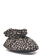 Spots Textile Slippers Tøfler Innesko Black Melton