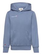 Hooded Sweatshirt Tops Sweat-shirts & Hoodies Hoodies Blue Champion