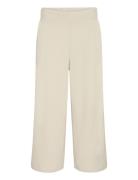 Sc-Siham Bottoms Trousers Wide Leg Cream Soyaconcept