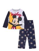 Pyjama Pyjamas Sett Navy Mickey Mouse