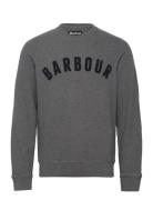 Barbour Prep Logo Crew Tops Sweat-shirts & Hoodies Sweat-shirts Grey B...