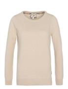 Barbour Pendle Crew Tops Knitwear Jumpers Beige Barbour