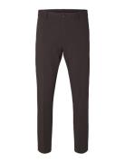 Slhslim-Liam Trs Flex Noos Bottoms Trousers Formal Brown Selected Homm...