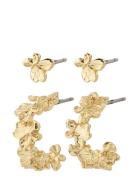 Zhuri Recycled Earrings 2-In-1 Set Accessories Jewellery Earrings Stud...