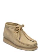 Wallabee Boot. D Sko Med Snøring Lave Beige Clarks Originals