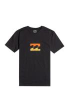 Team Wave Ss Tops T-shirts Short-sleeved Black Billabong