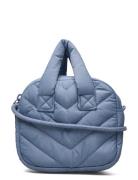 Quilted Mini Cross Bag Tote Veske Blue Mango