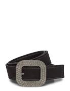 Strass Buckle Belt Belte Black Mango