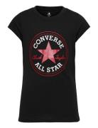 Converse Timeless Chuck Patch Tee Tops T-shirts Short-sleeved Black Co...