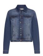 Pzkatja Denim Jacket Dongerijakke Denimjakke Blue Pulz Jeans