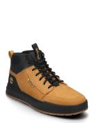 Maple Grove Mid Lace Up Sneaker Wheat Høye Sneakers Brown Timberland