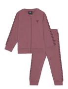 Hmlbille Tracksuit Sport Tracksuits Pink Hummel