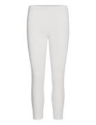 Almann Leggings 3/4 Length Bottoms Leggings White Noa Noa