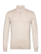 Onswyler Life Ls Half Zip Knit Tops Knitwear Half Zip Jumpers Cream ON...