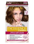 L'oréal Paris Excellence Color Cream Kit 5,3 Golden Light Brown Beauty...