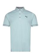 Cloudspun Haystack Polo Sport Polos Short-sleeved Blue PUMA Golf