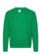 Rrpaul Knit Tops Knitwear V-necks Green Redefined Rebel