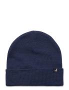 Knitted Beanie Fold Up Small K Accessories Headwear Hats Beanie Blue L...