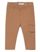 Nmmryan Slim Twi Cargo Pant 2026-Yj R Bottoms Brown Name It