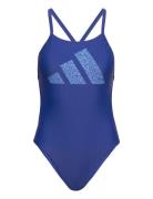 3Bars Pr Suit Sport Swimsuits Blue Adidas Performance