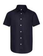 Jjelinen Blend Shirt Ss Sn Jnr Tops Shirts Short-sleeved Shirts Navy J...