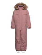 Coverall W. Fake Fur Outerwear Coveralls Snow-ski Coveralls & Sets Pin...