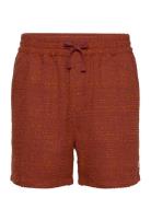 Kevin Bouclé Shorts Bottoms Shorts Sweat Shorts Red Les Deux